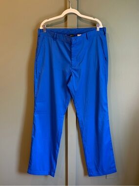 Nike Bright Blue Men's Chino Golf Pants Size 36x34